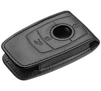 Mercedes-Benz, Funda para Llave del Coche. Colección clásica. Color Negro, Cuero. Producto Oficial.