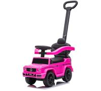Mercedes-Benz G350d - Correpasillos 2 en 1 con Barra de Empuje (1 a 3 años) - Barra de Empuje Extraíble - Rosa