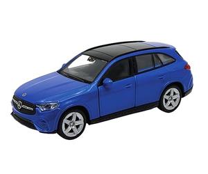 Mercedes-Benz GLC 12 cm modelo de coche de metal con motor de extracción Welly 25 (azul metalizado)