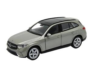 Mercedes-Benz GLC 12 cm modelo de coche de metal con motor de extracción Welly 25 (gris metalizado)