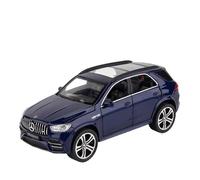 Mercedes Benz GLE 63S 1:32 - Coche De Metal con Sonido Y Luz Modelo para Decoración del Hogar Regalo De Cumpleaños(Blue)