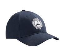 Mercedes-Benz Gorra de la colección MB Classic Collection para Hombre | Gorra para Hombre en Color Azul de algodón | Azul Marino, Blanco Roto