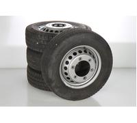 Mercedes-Benz Juego completo de ruedas de invierno de acero de 16 pulgadas con neumáticos Continental para Sprinter NCV3 906, Sprinter VS30 Hinterradantrieb 907, original Mercedes-Benz A9064013800 VA-