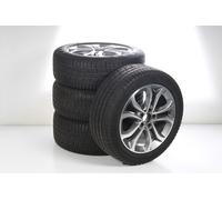 Mercedes-Benz Juego completo de ruedas de invierno de aleación de 17 pulgadas con neumáticos Continental para Clase C 205, original Mercedes-Benz A2054010200 VP-ZB