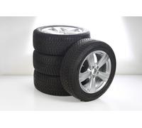 Mercedes-Benz Juego completo de ruedas de invierno de aleación de 17 pulgadas con neumáticos Goodyear para Clase C 206, original Mercedes-Benz A2064017200 VB-ZB