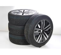 Mercedes-Benz Juego completo de ruedas de invierno de aleación de 17 pulgadas con neumáticos Hankook para CLA 118, CLA ShootingBrake X118 y otros, original Mercedes-Benz A1774010200 VH-ZB