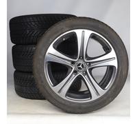 Mercedes-Benz Juego completo de ruedas de invierno de aleación de 18 pulgadas con neumáticos Goodyear para Clase E 213, original Mercedes-Benz A2134011400 VB-ZB