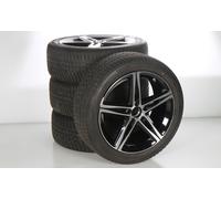 Mercedes-Benz Juego completo de ruedas de invierno de aleación de 18 pulgadas con neumáticos Hankook para Clase B 247, CLA ShootingBrake X118 y otros, original Mercedes-Benz A1774010700 VD-AB