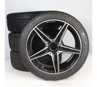 Mercedes-Benz Juego completo de ruedas de invierno de aleación de 18 pulgadas con neumáticos Michelin para Clase C 205, original Mercedes-AMG A2054011100 VS-ZB