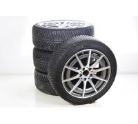 Mercedes-Benz Juego completo de ruedas de invierno de aleación de 18 pulgadas neumáticos con Michelin para Clase C 206, original Mercedes-AMG A2064012100 VB-ZB