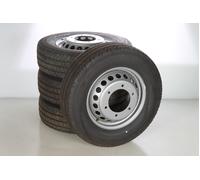 Mercedes-Benz Juego completo de ruedas de verano de acero de 16 pulgadas con neumáticos Continental para Sprinter NCV3 906, Sprinter VS30 Hinterradantrieb 907, original Mercedes-Benz A9064013800 VB-AB