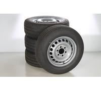 Mercedes-Benz Juego completo de ruedas de verano de acero de 16 pulgadas con neumáticos Continental para Sprinter VS30 Vorderradantrieb 910, original Mercedes-Benz A9104011300 VA-AA