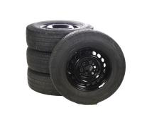 Mercedes-Benz Juego completo de ruedas de verano de acero de 16 pulgadas con neumáticos Continental para Sprinter VS30 Hinterradantrieb 907, original Mercedes-Benz A9074014800 VV-ZB