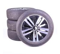 Mercedes-Benz Juego completo de ruedas de verano de aleación de 17 pulgadas con neumáticos Continental para Clase B 247, Clase A 177 y otros, original Mercedes-Benz A1774010200 VF-AB