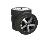Mercedes-Benz Juego completo de ruedas de verano de aleación de 18 pulgadas con neumáticos Continental para Clase GLA H247, Clase GLB X247, original Mercedes-Benz A2474012800 VB-AB