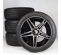 Mercedes-Benz Juego completo de ruedas de verano de aleación de 18 pulgadas con neumáticos Goodyear para Clase C 206, original Mercedes-AMG A2064017600 VF-ZA
