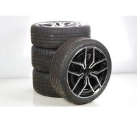 Mercedes-Benz Juego completo de ruedas de verano de aleación de 18 pulgadas con neumáticos Pirelli para Clase C 206, original Mercedes-AMG A2064017600 VG-ZB