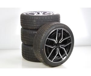 Mercedes-Benz Juego completo de ruedas de verano de aleación de 18 pulgadas con neumáticos Pirelli para Clase C 206, original Mercedes-AMG A2064017600 VG-ZB