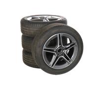 Mercedes-Benz Juego completo de ruedas de verano de aleación de 19 pulgadas con neumáticos Pirelli para Clase GLB X247, Clase GLA H247, original Mercedes-AMG A2474011500 VE-AB