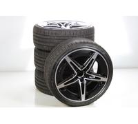 Mercedes-Benz Juego completo de ruedas de verano de aleación de 19 pulgadas con neumáticos Pirelli para Clase A 177, original Mercedes-AMG A1774014400 VA-AB