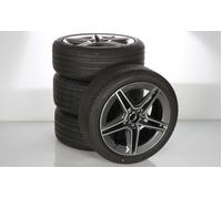 Mercedes-Benz Juego completo de ruedas de verano de aleación de 19 pulgadas con neumáticos Pirelli para CLS 257, original Mercedes-AMG A2574011500 VC-AB