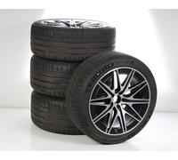 Mercedes-Benz Juego completo de ruedas de verano de aleación de 20 pulgadas con neumáticos Michelin para AMG-GT-Coupe 290, original Mercedes-AMG A2904011900 VA-AB