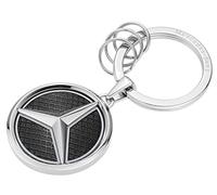 Mercedes-Benz, llavero colgante coche y moto, 3 anillas añadidas. Varios diseños. Producto Oficial.