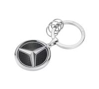 Mercedes Benz Llavero Colgante Leuchtender Stern Plateado Acero Inox 9 cm