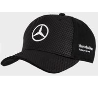 Gorra Base Original Unisex Mercedes-Benz Negra/Turquesa Ajustable Nueva