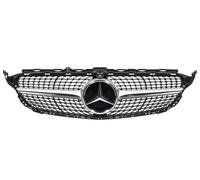 Mercedes-Benz Parrilla del radiador SRV/con estrella Mercedes | 9982 - Plata iridio magno | A | K6-Z A2058881200 K6-ZA-9982