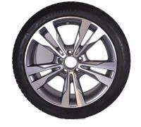 Mercedes-Benz Rueda completa Alu GOODY | Rendimiento UltraGrip 3 5 radios dobles A2054012802 RN-ZB