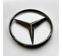 Mercedes-Benz Simbolo Estrella Plástico Aluminizado Emblema Estrella Compatible Coche Plateado W203 Berlina 2000-2005 A203 758 00 58