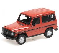 Mercedes BM460 G-Modell Kurz rojo modelo de coche 155038002 Minichamps 1:18