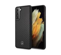 Mercedes Carbon Hardcase Dynamic Line, negro - Samsung Galaxy S21