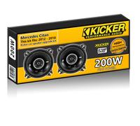 Mercedes Citan Puerta Delantera Altavoces Kicker 13.3cm 13cm Coche Kit 200W