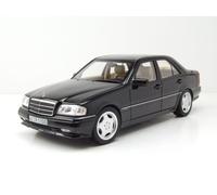 Mercedes Clase C C36 AMG W202 1993 Negro Metálico Modelo De Coche 1:18 Norev