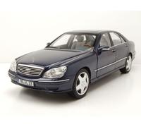 MODELLINO IN Scala COMPATIBILE con Mercedes S55 AMG 2000 Blue Metallic 1:18 NOREV NV183817