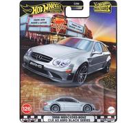 Hot Wheels Premium Boulevard Cars Mercedes-Benz 2008 CLK 63 AMG - Escala 1:64 - Longitud 7 cm - GJT68 - Boulevard Serie 126