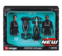 Mercedes F1 W15 Set #44 L.Hamilton + #63 G.Russell 2024 1:43 Modelo 38115