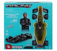 Mercedes Fórmula One #44 Lewis Hamilton 2023 Die-Cast Metal Kit 1:24 Modelo