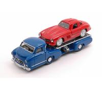 Mercedes Reenntransportador + Mercedes SL 1955 1:64 Modelo NOREV