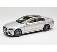 Mercedes S-Class W223 AMG Line Brilliant Silver Norev 1:18 | 183805