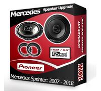Mercedes Sprinter Puerta Delantera Altavoces Pioneer Coche Kit + Adaptadores