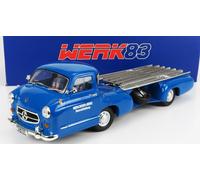 MERCEDES TRUCK CAR TRANSPORTER DEPARTAMENTO DE CARRERAS 1955 WERK83 1/18 W180...