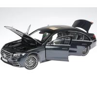 Mercedes V222 S-clase AMG Line 2021 azul modelo de coche 183800 Norev 1:18