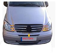 Mercedes Vito W 639 2004 - 2010 7 piezas de cubiertas cromadas de acero inoxidable