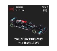 (MERCEDES W12 44) 1:43 2022 RB18 Max Modelo de coche a escala Red Bull Racing Ferrari Alfa Romeo Mclaren