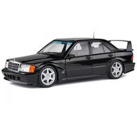 Mercedes W201 190E 2.5-16 Evo 2 negro modelo de coche 1001 Solido 1:18