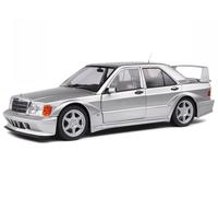 Mercedes W201 190E 2.5-16 Evo 2 plata modelo de coche S1801005 Solido 1:18