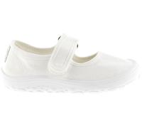 victoria Merceditas Unisex Respetuosas Barefoot Bosco Lona Drec & Tira Adherente 1370109 para Niños Blanco 32